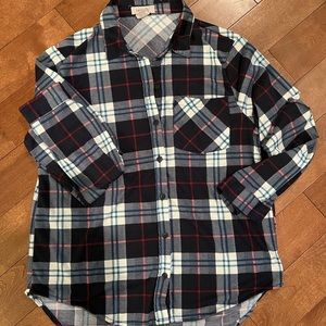 Boys,size Medium,flannel pattern shirt